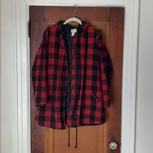 Levi’s Buffalo Plaid Coat